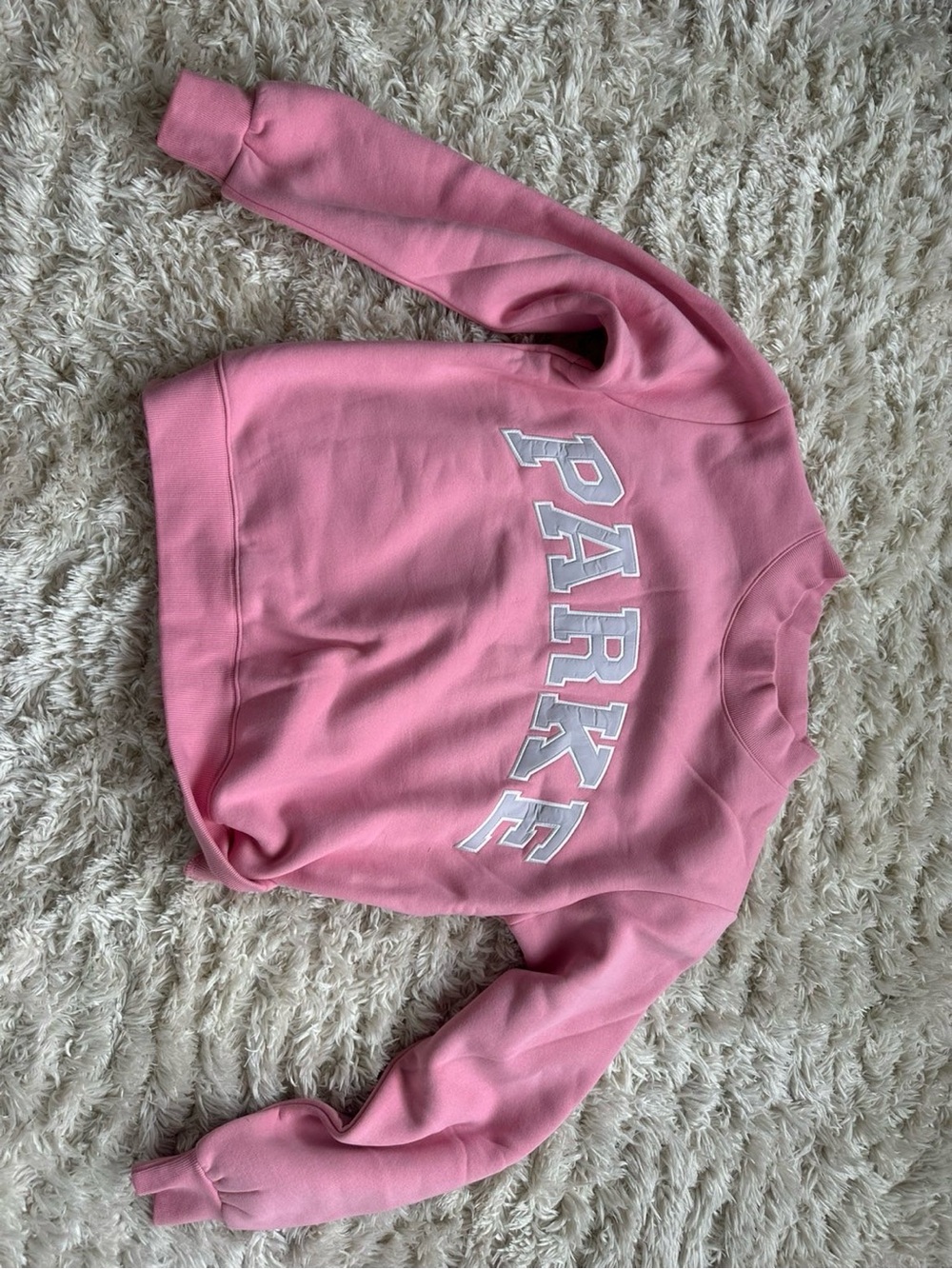 Valentine’s day Pink PARKE mock neck sweater
